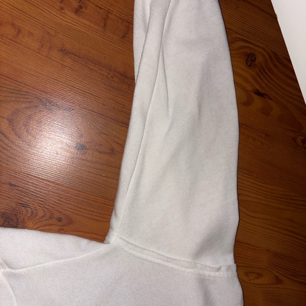 White Twist-Back Sweatshirt - Picture 5 of 6